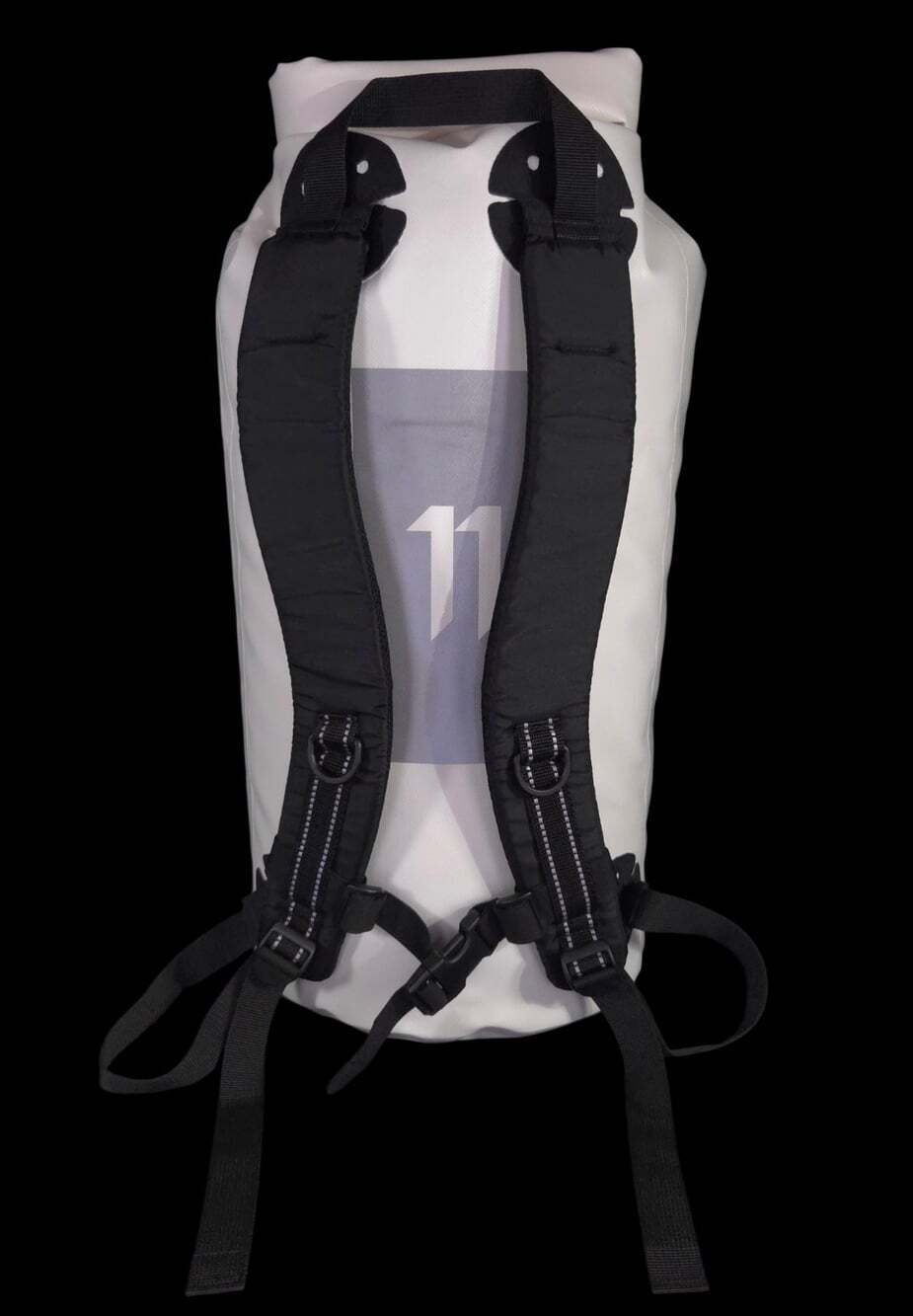11 By Boris Bidjan Saberi Roll Top Backpack Mens White Tactical $525